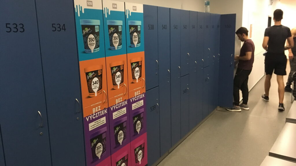 Veľkoplošné nálepky na 3 skrinky