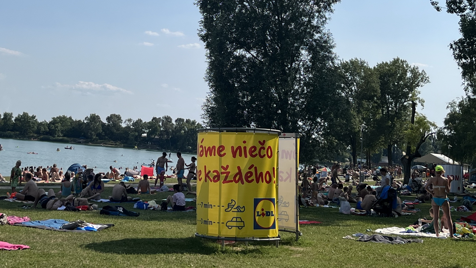 Prezliekacia kabínka na kúpaliskách